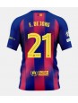 Barcelona Frenkie de Jong #21 Replika Hemmakläder 2025-26 Kortärmad Barcelona Frenkie de Jong #21 Replika Hemmakläder 2025-26 Kortärmad